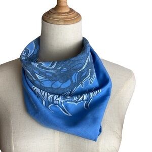 Vintage No Fear blue bandana